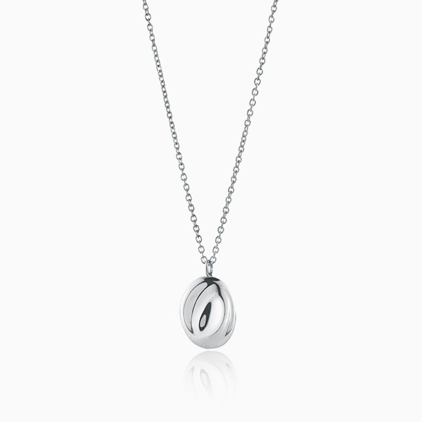 [Silver] Lava&#039;s Tear Necklace (L) n005 실버 용암 눈물 목걸이(대)