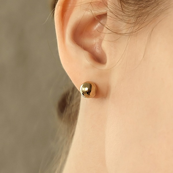 [Silver] Pomona ball earrings e095 실버 포모나 볼 귀걸이