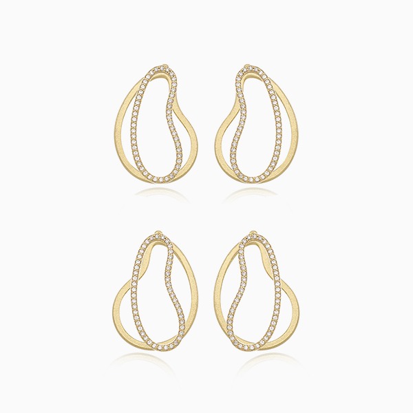 [Silver] Melias earrings CZ e106 실버 멜리아스 귀걸이 CZ